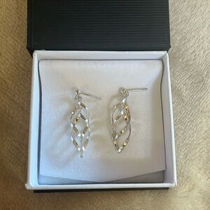 Silver earrings